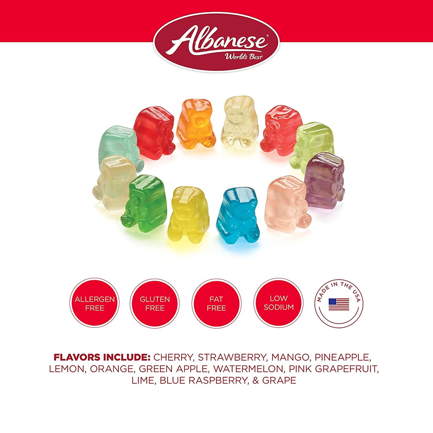 Albanese Brand Gummie Bear Cubs 5 Lbs.